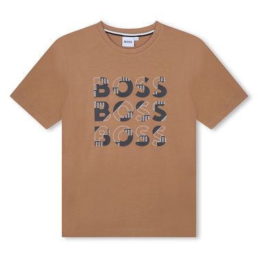 Playera Boss para nino y adolescente color cookie